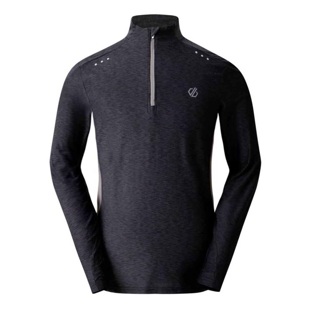 Dare 2B Mens Power Up III Jersey / Black Marl